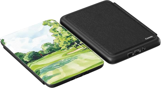 Casely Kindle Case | Clubhouse | Tee Time | Compatible with 7” Kindle Colorsoft and 7” Kindle Paperwhite (12th Gen 2024 Models)