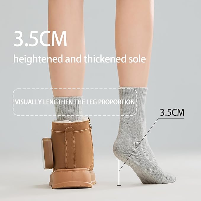 Heated Boots for Women & Men, Waterproof Winter Heated Shoes with 3500mAh Rechargeable Battery, 3-Level Warming, Electric Foot Warmer for Indoor & Outdoor Use, Heated Slippers for Woman