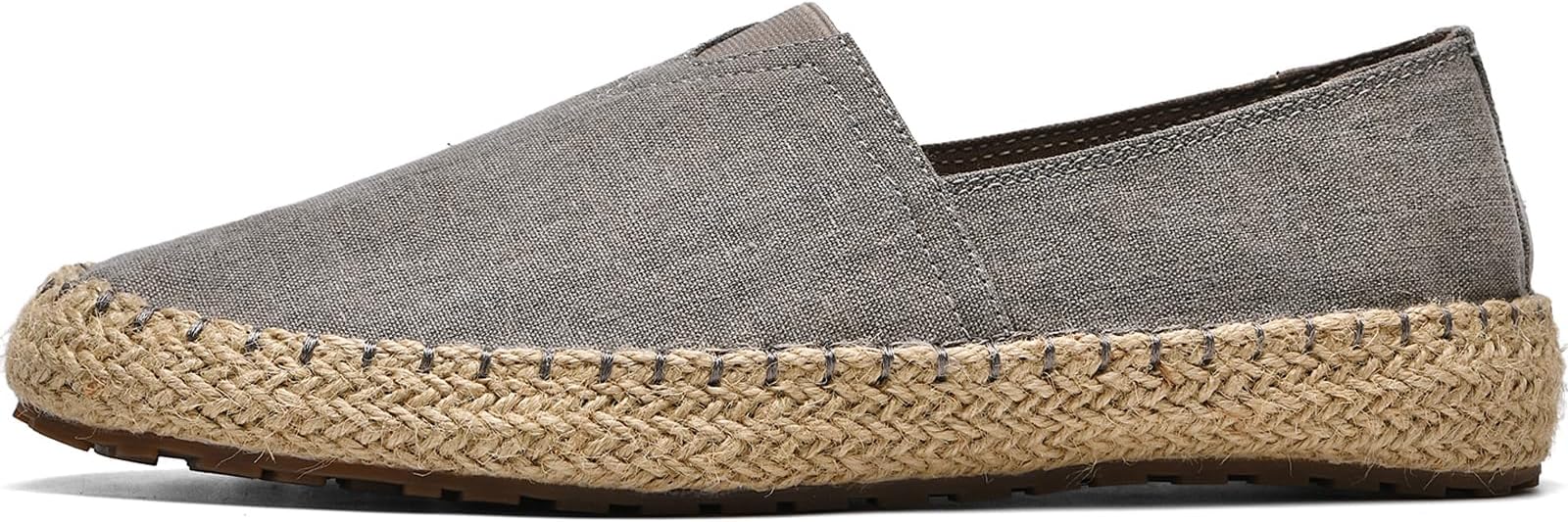CASMAG Men's Fashion Casual Canvas Espadrille Slip-on Shoes Loafers