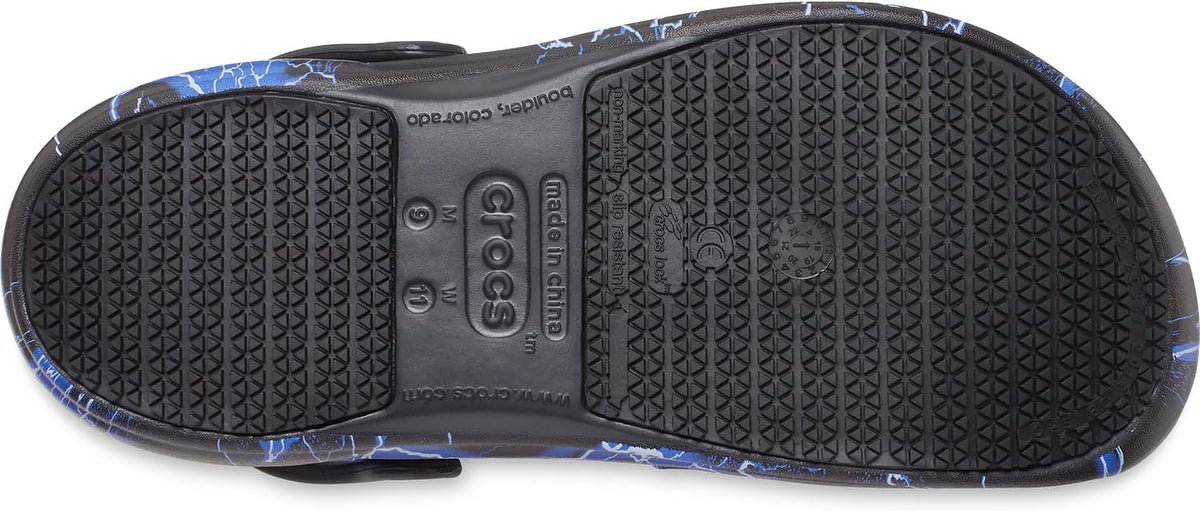Crocs Unisex-Adult Bistro Graphic Clogs, Slip Resistant Work Shoes