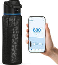 BOOST Smart Water Bottle with Reminder & Tracker, Double Wall Vacuum Insulated Bottles Stainless Steel, 32oz BPA-Free Wide Mouth for School, Gym, Office, Ideal for Father's Day