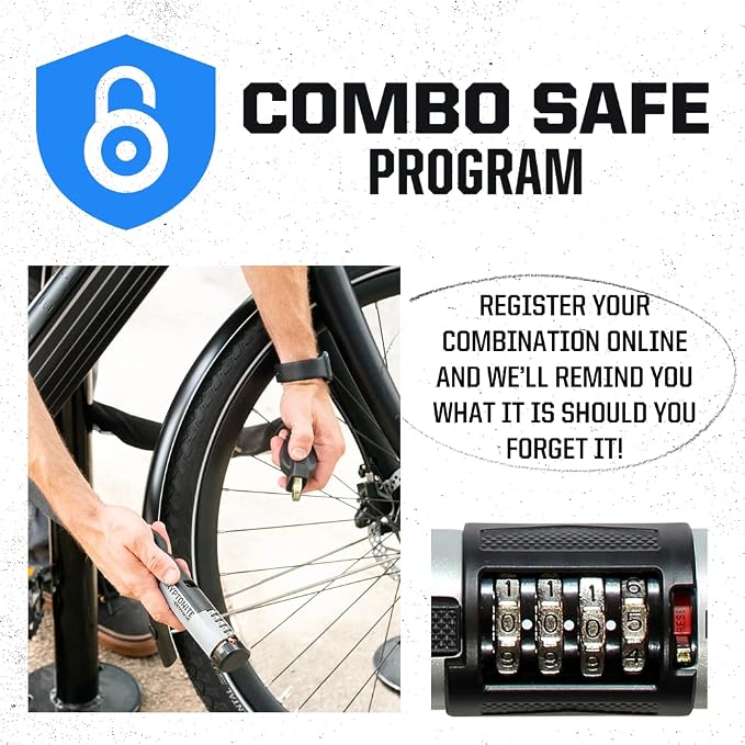 Kryptonite KryptoFlex Bike Lock Cable, 2FT/6FT Long 15mm Thick Heavy Duty Braided Steel Cable Anti-Theft Security Lock for Outdoor Equipment, Combination/Key Bike Lock