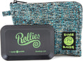 Dime Bags All-in-One Padded Pouch with Accessory Tray & Smell/Spill Proof Pocket, Protective Case for Glass Storage & Travel