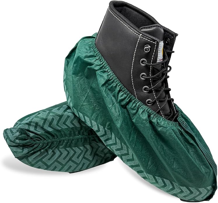 ShuBee Original Disposable, Extra-Large Boot and Shoe Covers, Thicker & Stronger, Durable Protection for Floors - 50 Pairs