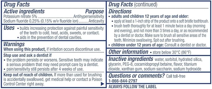 Sensodyne Pronamel Gentle Whitening Alpine Breeze Toothpaste - 0.8 Ounce -Travel Size (Pack of 2)