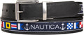Nautica Men's Reversible Leather Belt | 2-in-1 | Classic | Everyday | Business | Work | Dress | Casual | Metal Buckle