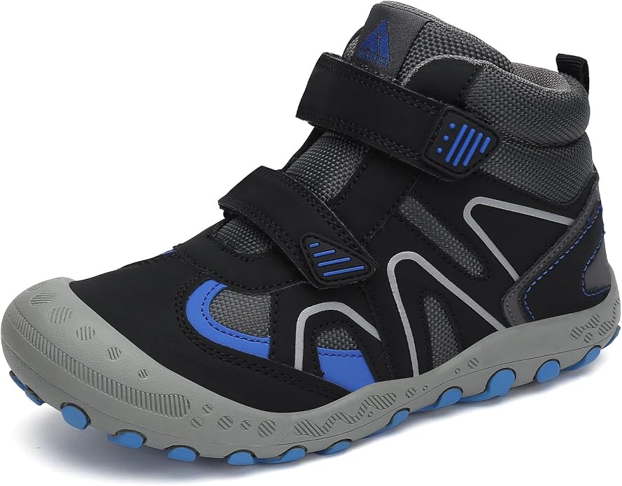 Mishansha Kids Water Resistant Hiking Boots, Boys Girls Anti Collision Anti-Skid Athletic Outdoor Adventure Trekking Shoes