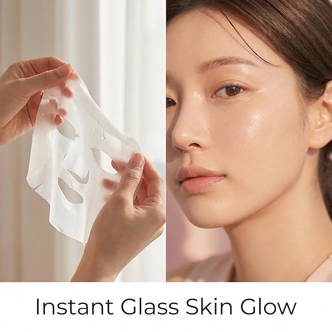 #OOTD Collagen Hydrating Sheet Masks for Face Korean Anti Aging Mask Sheet for Dry Skin & Sensitive Skin, EVE Vegan, Not Tested on Animals, No Parabens, No Sulfates, Hyaluronic Acid, Witch Hazel 10EA