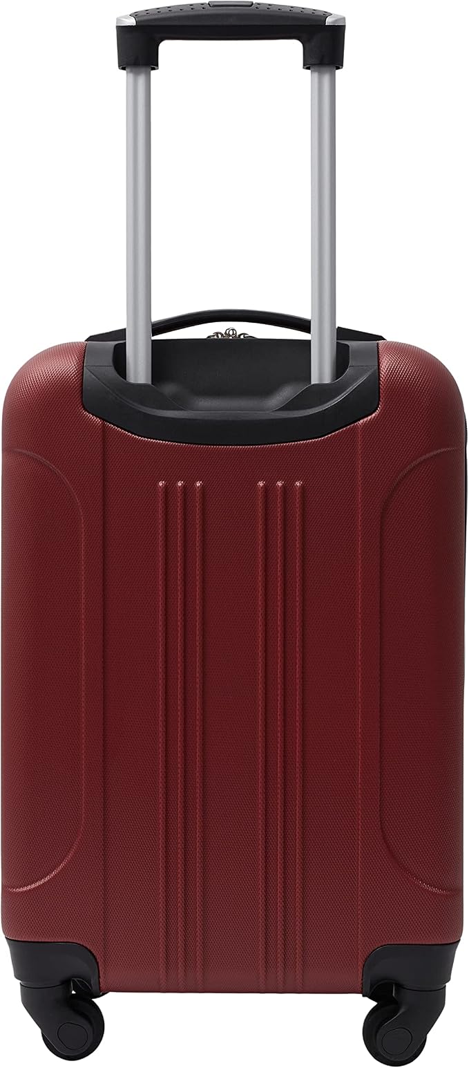 Travelers Club Cosmo Luggage, Rhubarb Red - 20 Inch, 20-Inch