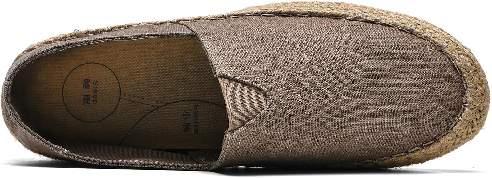 CASMAG Men's Fashion Casual Canvas Espadrille Slip-on Shoes Loafers