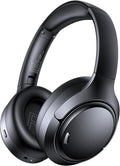 Hybrid Active Noise Cancelling Bluetooth 6.0 Headphones 120H Long Playtime, 6 ENC Mic, Over Ear Headphones Wireless, Hi-Res Audio, Memory Foam Earcup, Transparency Mode ANC Headphone for Travel Office