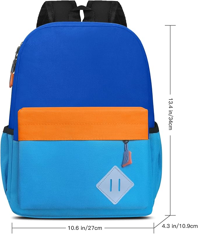 AZKAQA Little Kids Backpack for Girls Boys - Toddler Preschool Backpack School Bag Cute Kindergarten Backpack for Aged 3-6, Treasure Blue Sky Blue