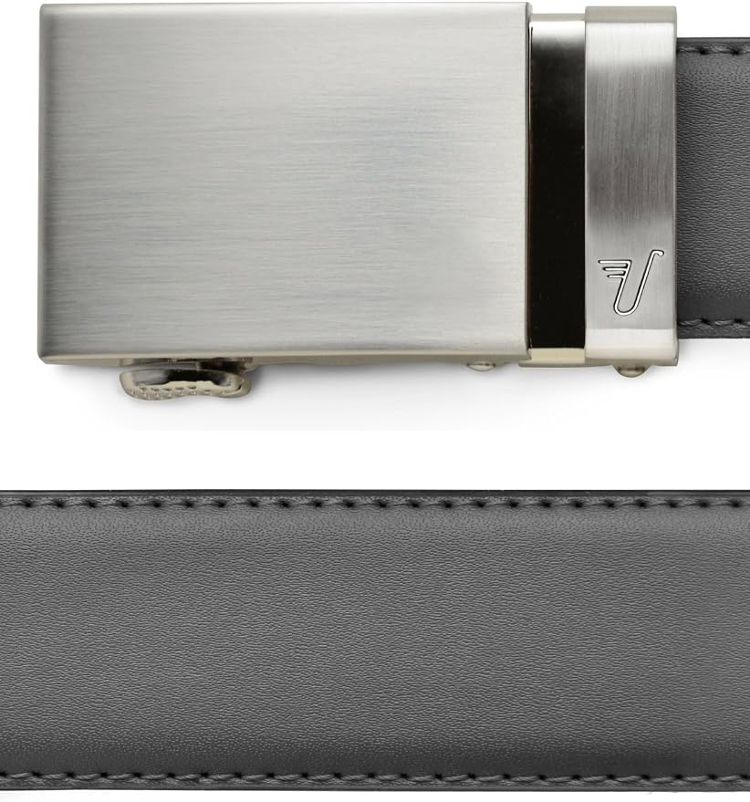 Mission Belt Men's Leather Ratchet Belt, 40mm Metal Collection