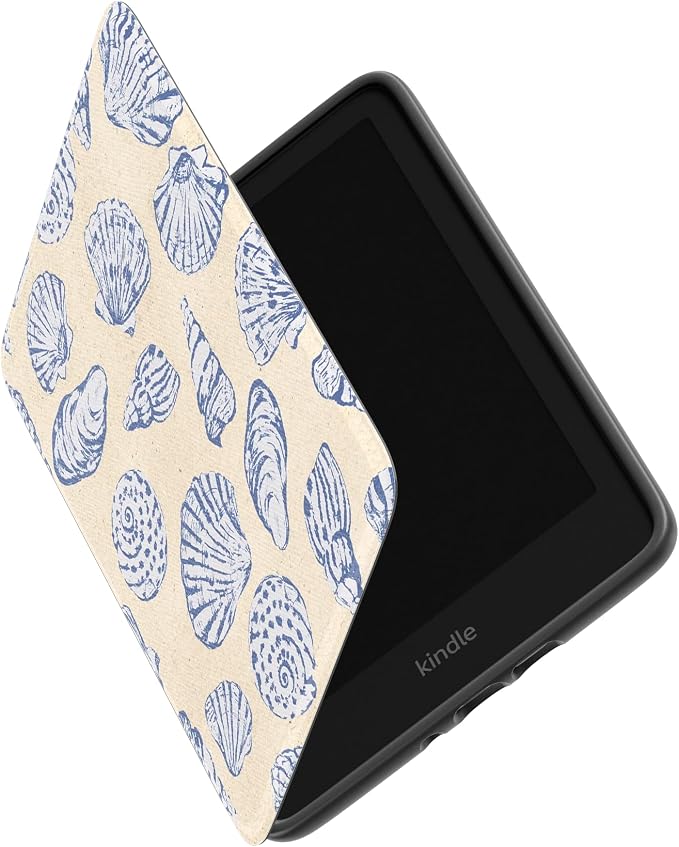 Casely Kindle Case | Sally's Seashells | Seashore | Compatible with 7” Kindle Colorsoft and 7” Kindle Paperwhite (12th Gen)