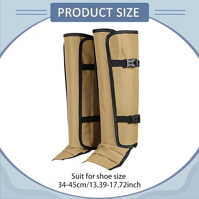 Leg Shoe Covers Waterproof TPU Adjustable Outdoor Walking Hiking Camping Trail Running Suitable for Men Women Snowshoeing