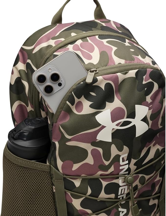 Under Armour Unisex Hustle Sport 6.0 Backpack, (390) Marine OD Green/Marine OD Green/Summit White, One Size Fits Most