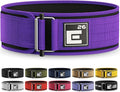 Element 26 Self-Locking Weight Lifting Belt - 4-Inch Nylon Support for Men and Women - Squat and Deadlift - Gym Training