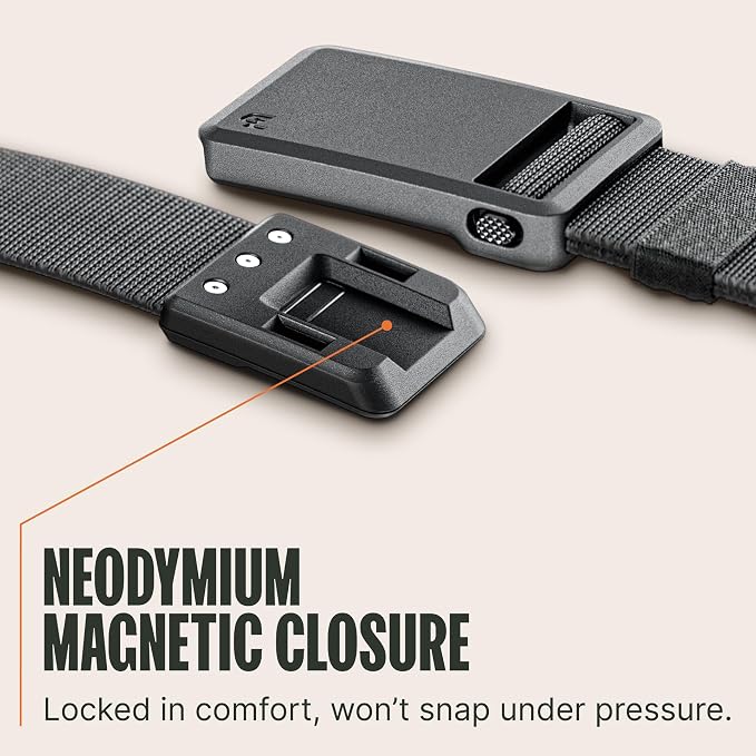 Groove Life Groove Belt Ultra – Men's Golf Belt, Stretch, Magnetic Buckle, Adjustable, Comfortable, Golf
