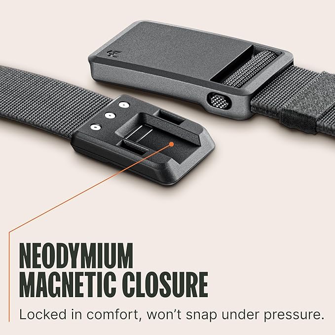 Groove Life Groove Belt Ultra – Men's Golf Belt, Stretch, Magnetic Buckle, Adjustable, Comfortable, Golf
