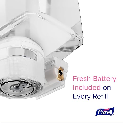 PURELL ES10 Dispenser Floor Stand with White Automatic Hand Sanitizer Dispenser (Pack of 1) – 8210-DS