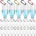 100PCS Value Empty Hand Sanitizer Bottles with Keychains, 2OZ Travel Bottle with Clips, Portable Travel Size Bottle Containers for Hand Sanitizer Holder with Lid - Leak Proof, Refillable,Empty