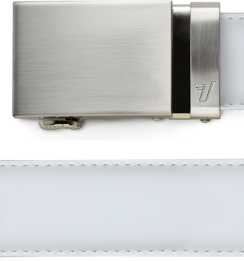 Mission Belt Men's Leather Ratchet Belt, 40mm Metal Collection