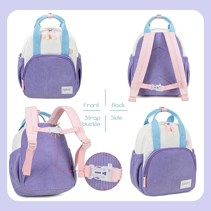 Bluboon Toddler Backpack for Girls Boys Cute 12" Preschool Kindergarten Backpacks Kids Daycare Bags School Trave, toddler girl gifts, 3 Year Old Girl Gifts
