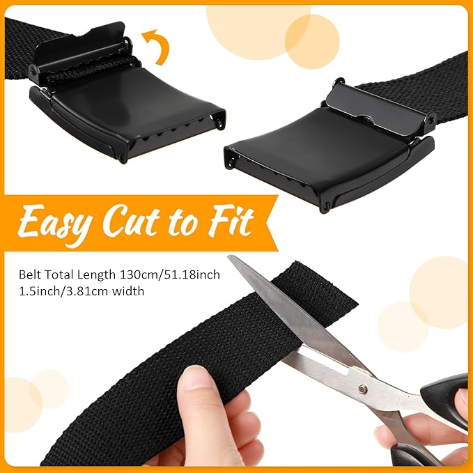 Yahenda 20 Pcs Web Belt for Men Women Belt Adjustable Canvas girdle Golf Strap with Military Buckle Casual Web girdle