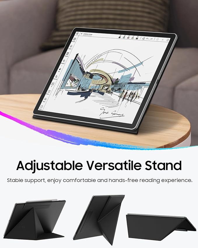 Fintie Case for 11" Kindle Scribe 2025 (3rd Gen) and Kindle Scribe Colorsoft 2025 (1st Gen), Slim Lightweight Multi-Viewing Angles Stand Detachable Magnetic Cover with Pen Buckle, Black