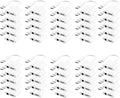 USB C to 3.5mm Headphone and Charger Adapter, Type C to Aux Jack Dongle Cable Cord with PD Fast Charging for iPhone 15/16 Pro/Max/Plus, iPad, Samsung Galaxy S22/S23/S24 Ultra, Note 20(50-Pack)
