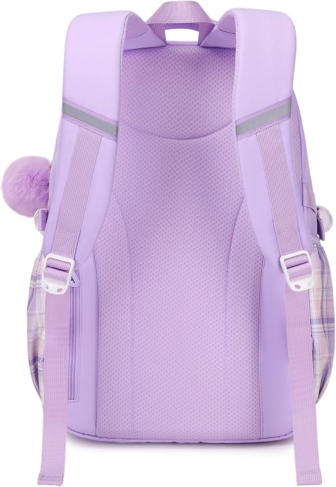 MUSEVOS Girls Backpack, Ideal School Backpack for Girls from Elementary to Teen Years, Kawaii Bookbag Cute Large Capacity