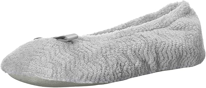 Isotoner Women's Chevron Non-Slip Ballerina Slipper