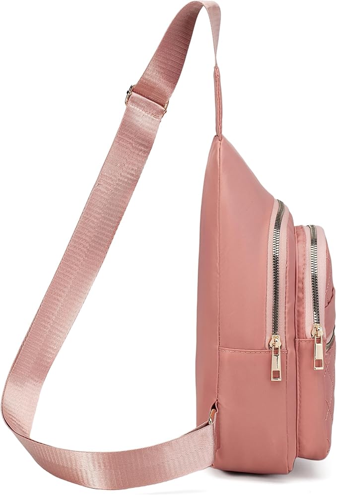 Banelu Crossbody Sling Backpack Sling Bag for Women, Small Chest Bag Daypack Fanny Packs Cross Body Bag for Outdoors Hiking Traveling