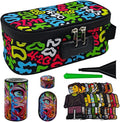 Smell Proof Bag with Combination Lock & Waterproof Zipper, Carbon Lining, Airtight Container for Secure Storage | Great Gift for Home, Travel & Organizing