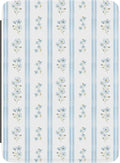 Casely Kindle Case | Cottage Stripe | Blue Floral | Compatible with 7” Kindle Colorsoft and 7” Kindle Paperwhite (12th Gen 2024 Models)