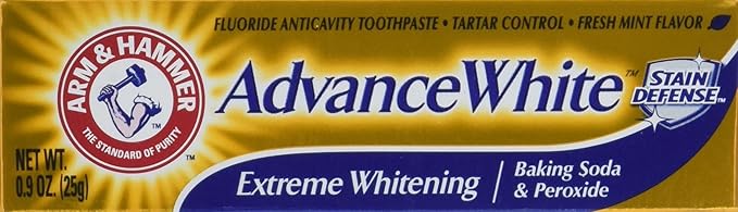 Arm & Hammer Advance White Toothpaste - 0.9 Ounce (Pack of 3)