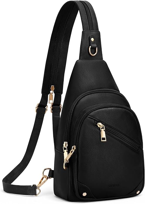 SYTRAH Anti Theft Sling Bag for Women, RFID Crossbody Purses Convertible Sling Backpack, Cross Body Purse Chest Bag