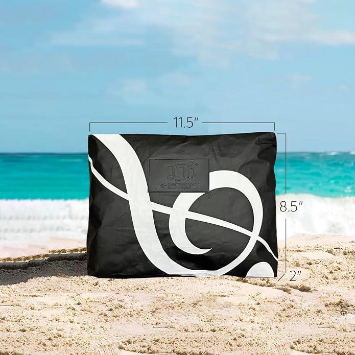 100% Coated Tyvek Material, Beach Pouch, Waterproof Pouch for Beach, Makeup Pouch, Wet Dry Bag,Clutch