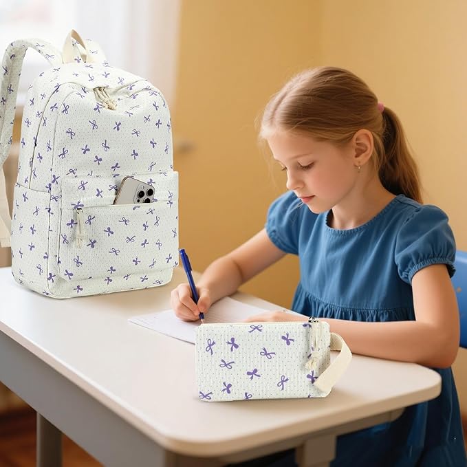 LEDAOU Backpack for Girls School Bag Kids Bookbag Teen Backpack Set Daypack with Lunch Bag and Pencil Case | Kids, Bookbag, Daypack, with Lunch Bag, and Pencil Case