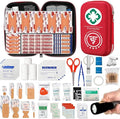 First Aid Kit & Survival First aid Kit, Includes 300 Pieces, First aid for Camping, Home, car, All Purpose kit, Emergency First aid kit, for All Activities By TRITFIT SPORTS