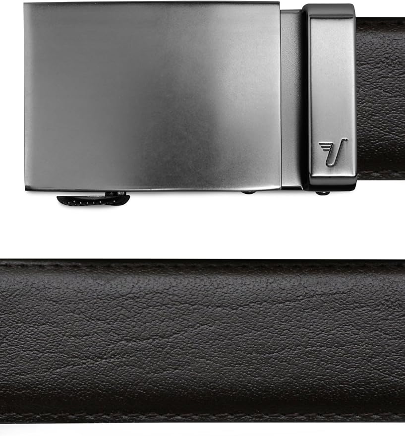Mission Belt Men's Leather Ratchet Belt, 40mm Metal Collection