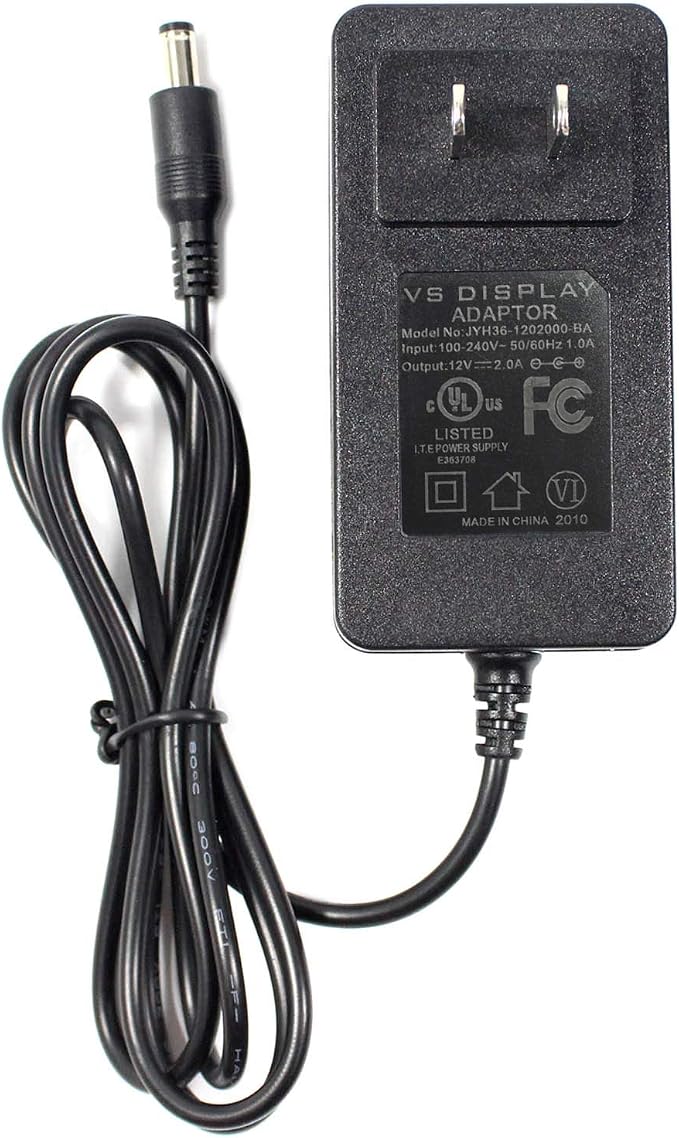 VSDISPLAY 10.4Inch IPS LCD 1024x768 Screen with Audio Controller Board & 12V DC 2A Power Adapter US Plug