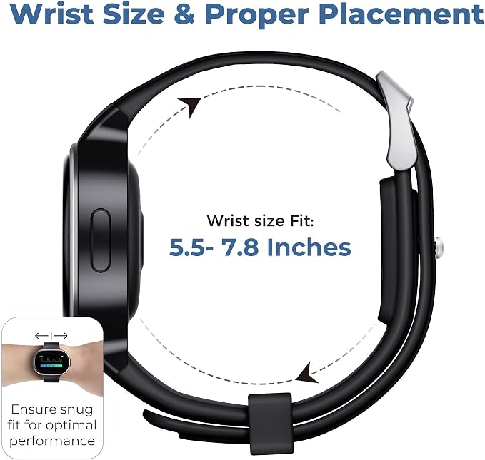 EmeTerm Smart FDA-Cleared Anti-Nausea Wristwatch Touchscreen IP67 Waterproof Morning Motion Sickness Relief Rechargeable Fast Acting Drug Free