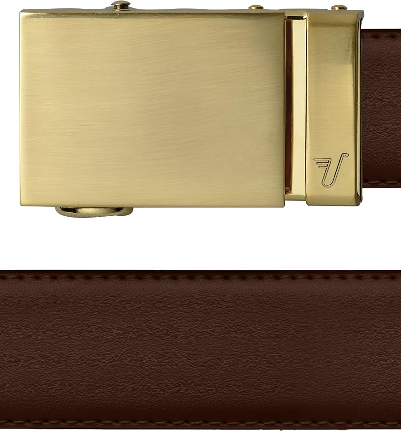 Mission Belt Men's Leather Ratchet Belt, 40mm Metal Collection