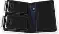 Kings Loot Passport Holder Wallet – RFID Blocking Leather Travel Wallet with Built-in Airtag Holder – Holds 1-6 Cards & Passport – Easy Pull Tab – Slim & Stylish Wallets (Onyx)