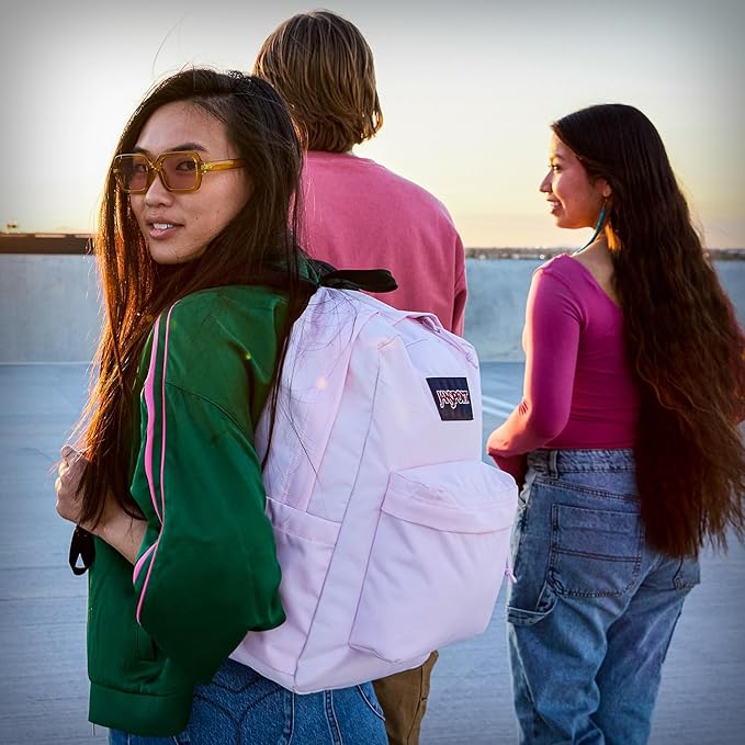JanSport SuperBreak One Backpacks - Durable, Lightweight Bag with 1 Main Compartment, Front Utility Pocket with Built-in Organizer - Premium Backpack - Deep Juniper