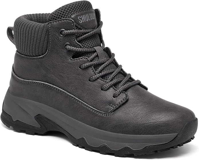 SHULOOK Non Slip Work Boots for Women Slip-Resistant Shoes Waterproof Food Service Chef Kitchen Restaurant Working Casual Comfortable Ankle Boot Outdoor Walking Booties Sneakers