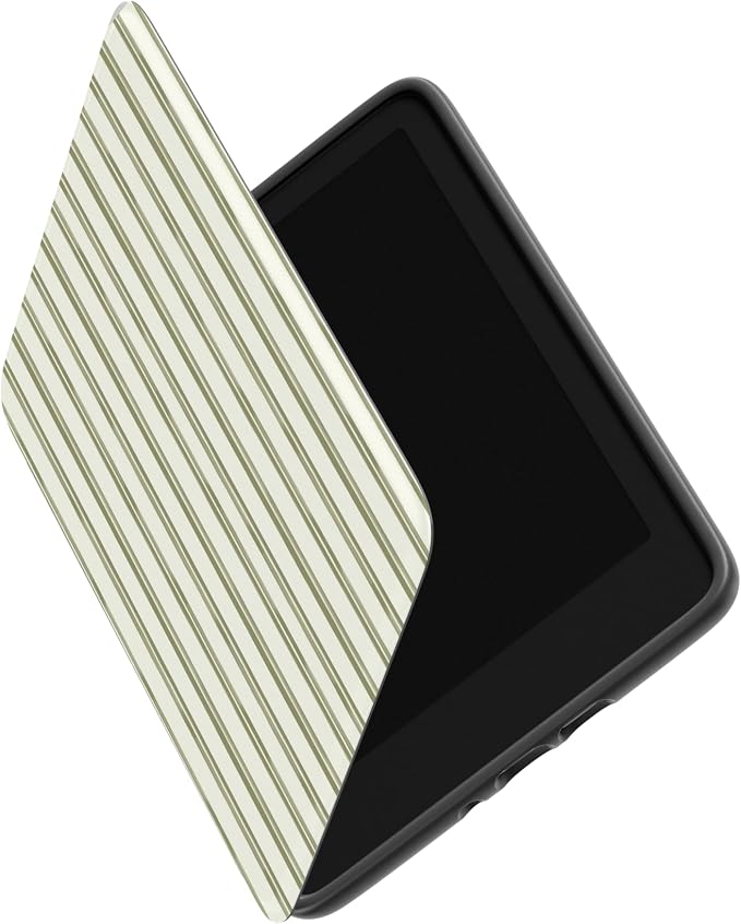 Casely Kindle Case | The Boyfriend Collection | Linen Stripe | Compatible with 7” Kindle Colorsoft and 7” Kindle Paperwhite (12th Gen 2024 Models)