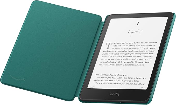 Amazon Kindle Paperwhite and Kindle Colorsoft Case, Lightweight and Water-Safe, Foldable Protective Cover - Fabric
