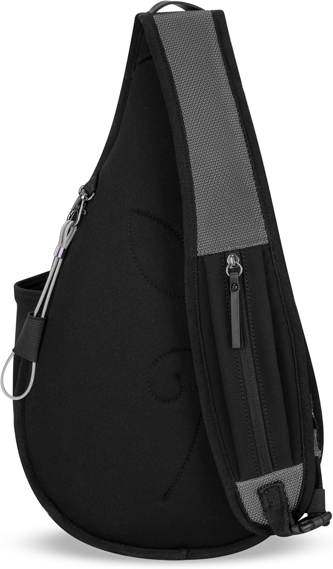 Sherpani Esprit, Anti Theft Sling Bag, Right-Handed Sling Purse, 10L Travel Bag, Crossbody Backpack, Travel Gift, Fits 10 Inch Tablet (Granite)